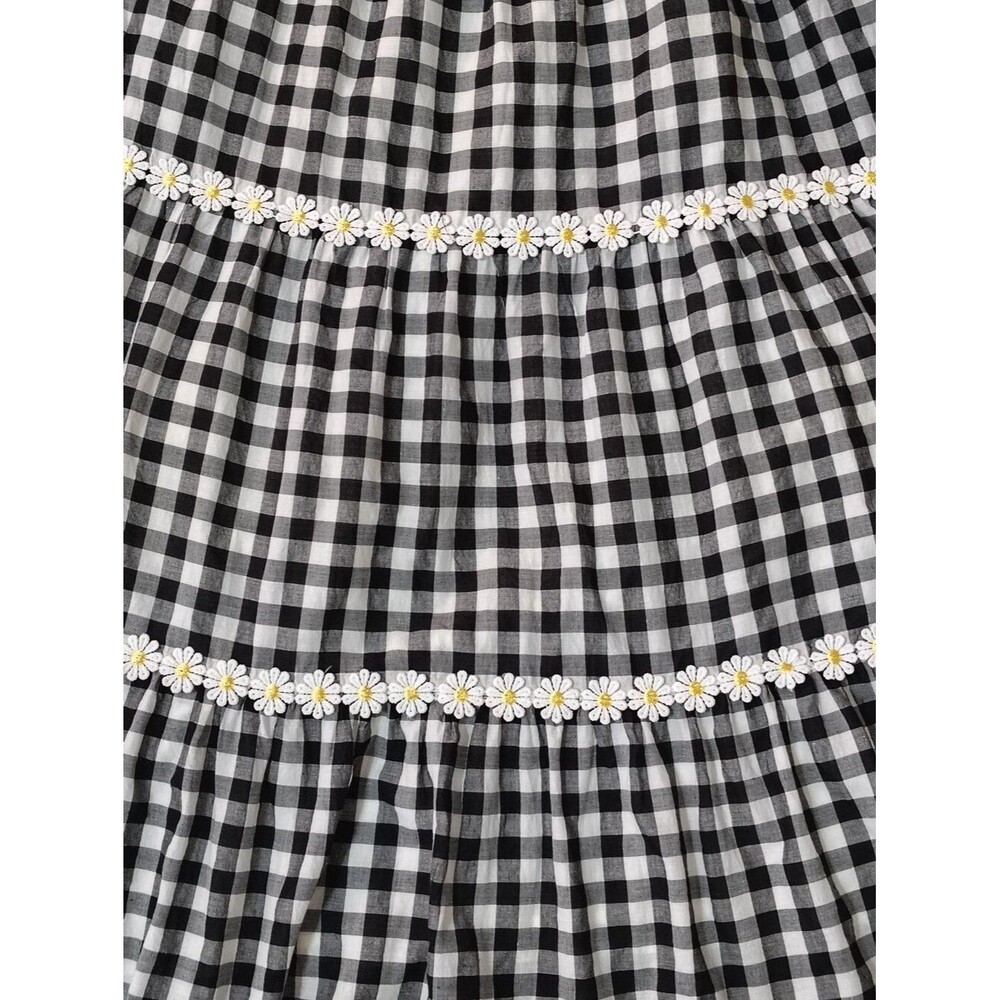 Isaac Mizrahi Girls Gingham Daisy Maxi Sun Dress - Picture 8 of 11